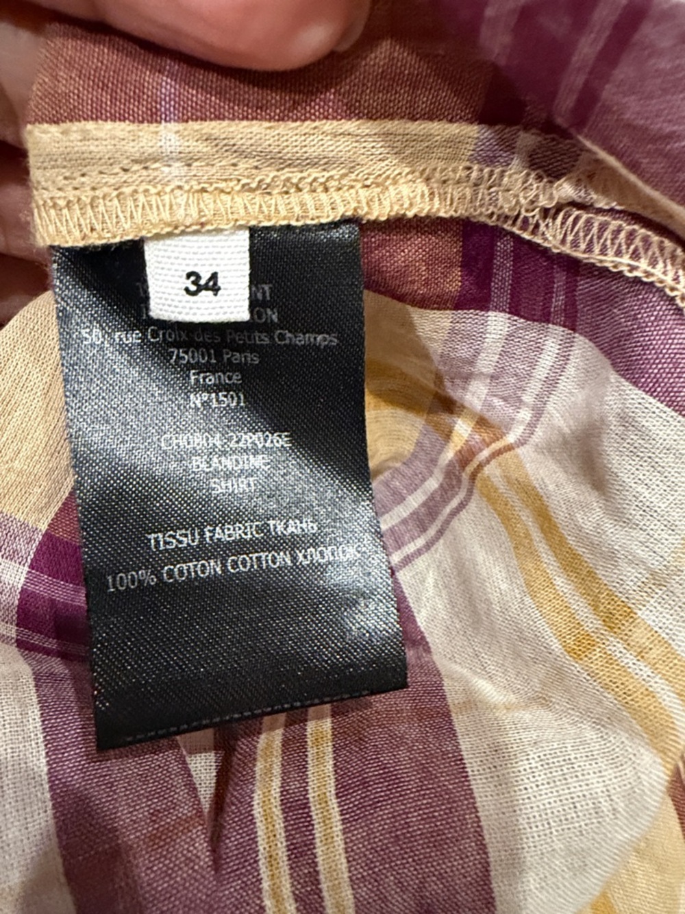Isabel Marant Multicolor Plaid Shirt and Shorts Set - Picture 6 of 6